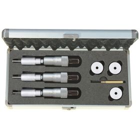 Asimeto 6-12x0,01 mm İki ve Üç Nokta Temaslı Mekanik İç Çap Mikrometre Seti