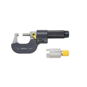 Asimeto AS-108010 0-25x0.01 mm Numaratörlü Dış Çap Mikrometre