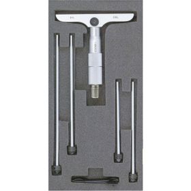 Asimeto AS-201040 0-100x0.01 mm Mekanik Derinlik Mikrometre