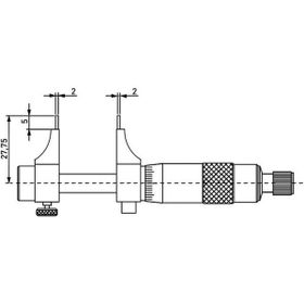Asimeto AS-203 75-100 mm Dijital İç Çap Mikrometresi