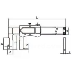 Asimeto AS-309 20-150 mm Dijital İç Kanal Kumpası