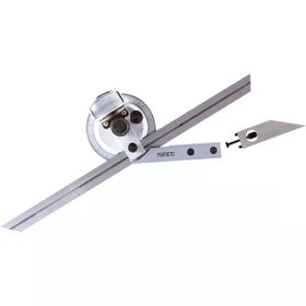 Asimeto AS-490065 3-Çubuk Büyüteçli (150mm, 200mm, 300mm) Açı Ölçer