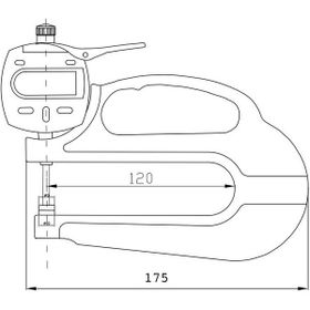 Asimeto AS-495020 0-10 mm Saatli Kalınlık Komparatörü