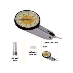 Asimeto AS-501082 0.8 mm Yatay Temel Salgı Komparatör Saati