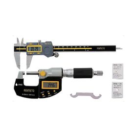 Asimeto AS-960 Dijital Kumpas + Dışçap Mikrometresi İkili Set