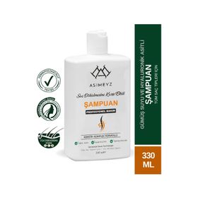 Asimeyz Gümüş Suyu İçerikli Egzema ve Saç Dökülmesine Karşı Kepek Karşıtı Yoğun Onarıcı 330 ml Şampuan