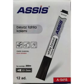 Asis 12'li Siyah Beyaz Tahta Kalemi