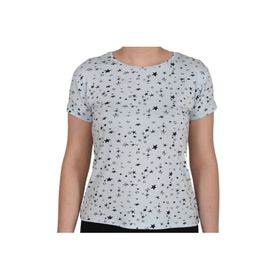 Asist ASM0132 Secret Magic Mavi Yıldız Baskılı Kısa Kol Kadın T-shirt