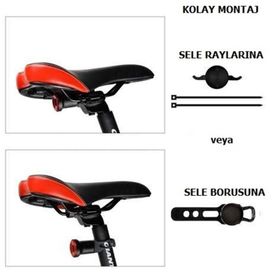 Asistan Parla R600+Usb Şarjlı Arka Stop Lambası