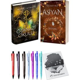 Aşiyan 2 Divane Ciltli ve Ephesus Ötanazi Okulu 3 Ciltli - Maral Atmaca