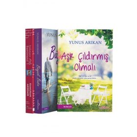 Aşk Serüveni Roman Seti Yunus Arıkan 3 Kitap Takım