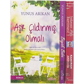 Aşk Serüveni Roman Seti Yunus Arıkan 3 Kitap Takım