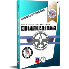 Askeri Sınav Kitapları Jandarma Misyon Koruma Sınavına Hazırlık Kitabı Konu Anlatımlı Soru Bankası