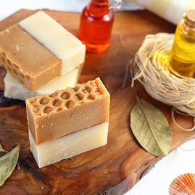Asklepios 2x100 gr Organik El Yapımı Bal Yulaf Sabunu