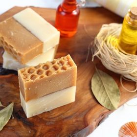 Asklepios 2x100 gr Organik El Yapımı Bal Yulaf Sabunu