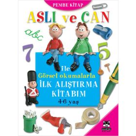 ASLI VE CAN ILE GÖRSEL OKUMALARLA İLK ALIŞTIRMA KITABIM (MAVI KITAP) - KOLEKTIF