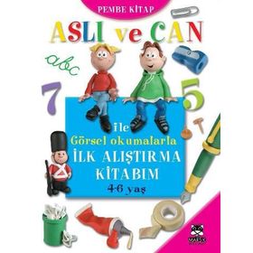 ASLI VE CAN ILE GÖRSEL OKUMALARLA İLK ALIŞTIRMA KITABIM (MAVI KITAP) - KOLEKTIF