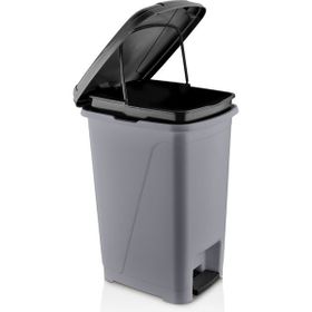 Aslife 15 lt Metalik İç Kovalı Pedallı Çöp Kovası