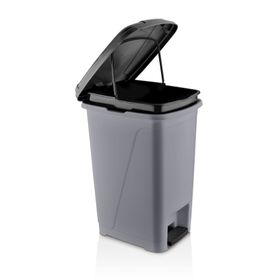 Aslife 15 lt Metalik İç Kovalı Pedallı Çöp Kovası