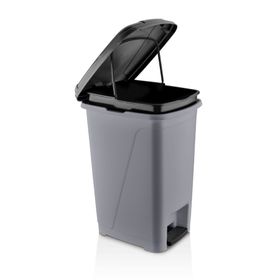 Aslife 25 Litre Metalik İç Kovalı Pedallı Çöp Kovası