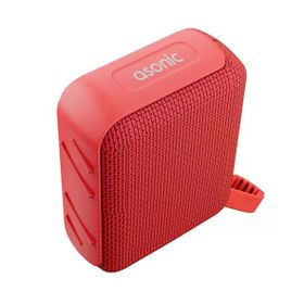 Asonic AS-03 5W BT-USB-TF-TWS 1200 mah Batarya V5.3 Kablosuz Taşınabilir Kırmızı Bluetooth Speaker