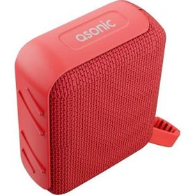 Asonic AS-03 5W BT-USB-TF-TWS 1200 mah Batarya V5.3 Kablosuz Taşınabilir Kırmızı Bluetooth Speaker