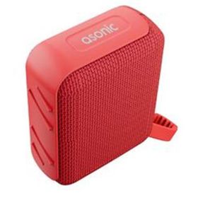 Asonic AS-03 5W BT-USB-TF-TWS 1200 mah Batarya V5.3 Kablosuz Taşınabilir Kırmızı Bluetooth Speaker