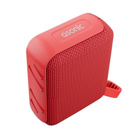 Asonic AS-03 5W BT-USB-TF-TWS 1200 mah Batarya V5.3 Kablosuz Taşınabilir Kırmızı Bluetooth Speaker