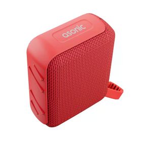 Asonic AS-03 5W BT-USB-TF-TWS 1200 mah Batarya V5.3 Kablosuz Taşınabilir Kırmızı Bluetooth Speaker