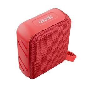 Asonic AS-03 5W BT-USB-TF-TWS 1200 mah Batarya V5.3 Kablosuz Taşınabilir Kırmızı Bluetooth Speaker