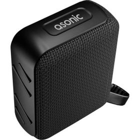 Asonic AS-03 5W BT-USB-TF-TWS 1200 mah Batarya V5.3 Kablosuz Taşınabilir Siyah Bluetooth Speaker