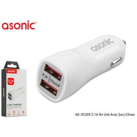 Asonic AS-XC205 3.1A USB Araç Şarj Cihazı