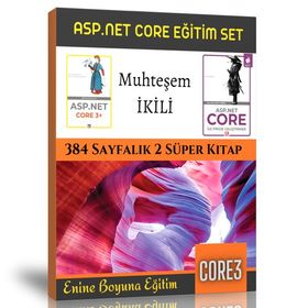 ASP.Net Core Eğitim Seti 2 Süper Kitap Enine Boyuna Eğitim