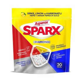 Asperox 20'li Sparx Diamond Bulaşık Kapsülü
