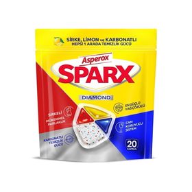 Asperox 20'li Sparx Diamond Bulaşık Kapsülü