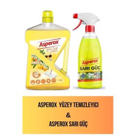 Asperox 2,5 lt Gün Işığı Yüzey Temizleyici + 1 lt Sarı Güç