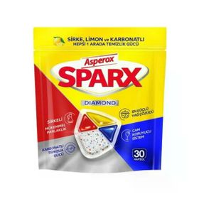 Asperox 30'lu Sparx Bulaşık Makinesi Tableti