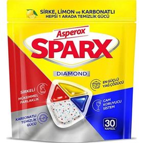 Asperox 30'lu Sparx Bulaşık Makinesi Tableti