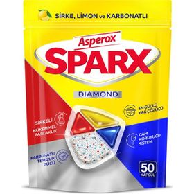 Asperox 50'li Sparx Diamond Bulaşık Kapsülü