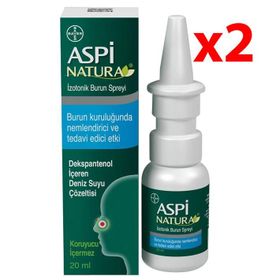 AspiNatura 2x20 ml İzotonik Burun Spreyi