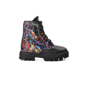 Aspor Arz 2301001-F Siyah İçi Kürklü Unisex Çocuk Bot