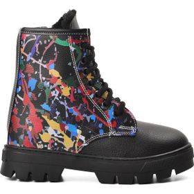 Aspor Arz 2301001-F Siyah İçi Kürklü Unisex Çocuk Bot