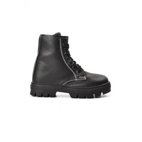 Aspor Arz 2301002-F Siyah İçi Kürklü Fermuarlı Unisex Çocuk Bot