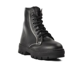 Aspor Arz 2301002-F Siyah İçi Kürklü Fermuarlı Unisex Çocuk Bot