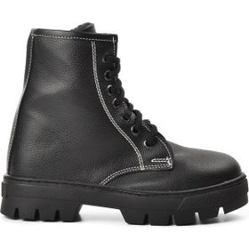 Aspor Arz 2301002-F Siyah İçi Kürklü Fermuarlı Unisex Çocuk Bot