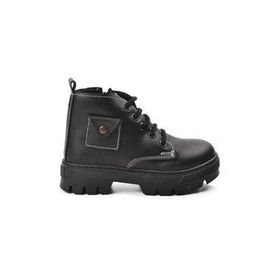 Aspor Arz 2301003-P Siyah İçi Kürklü Unisex Çocuk Bot