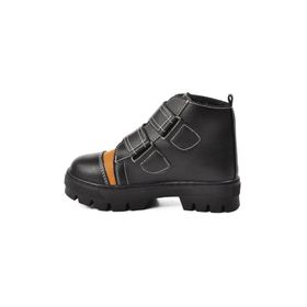 Aspor Arz 2301004-P Siyah Camel İçi Kürklü Unisex Çocuk Bot