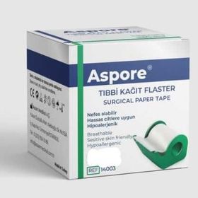 Aspore 2.5 cm x 5 mt Esnek Tıbbi Kağıt Flaster
