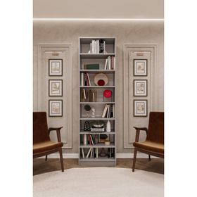 Asra Trend K-03 MDF Kül Gri Kitaplık