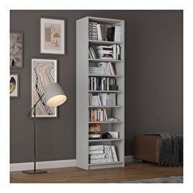 Asra Trend K-03 MDF Kül Gri Kitaplık
